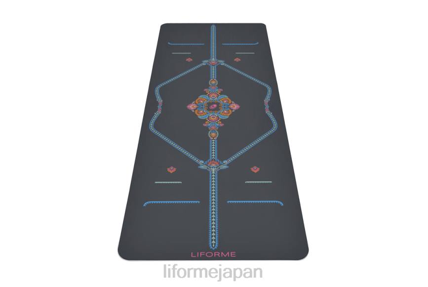ヨガマット Liforme コズミックムーントラベルヨガマット 青